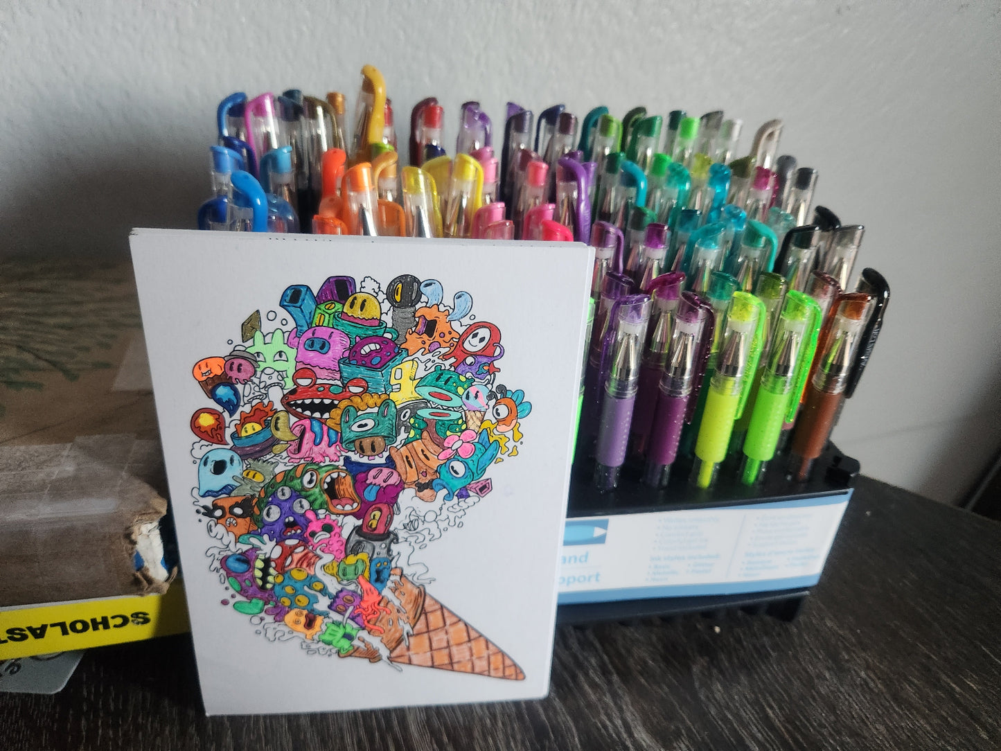 Doodle Cone Postcard