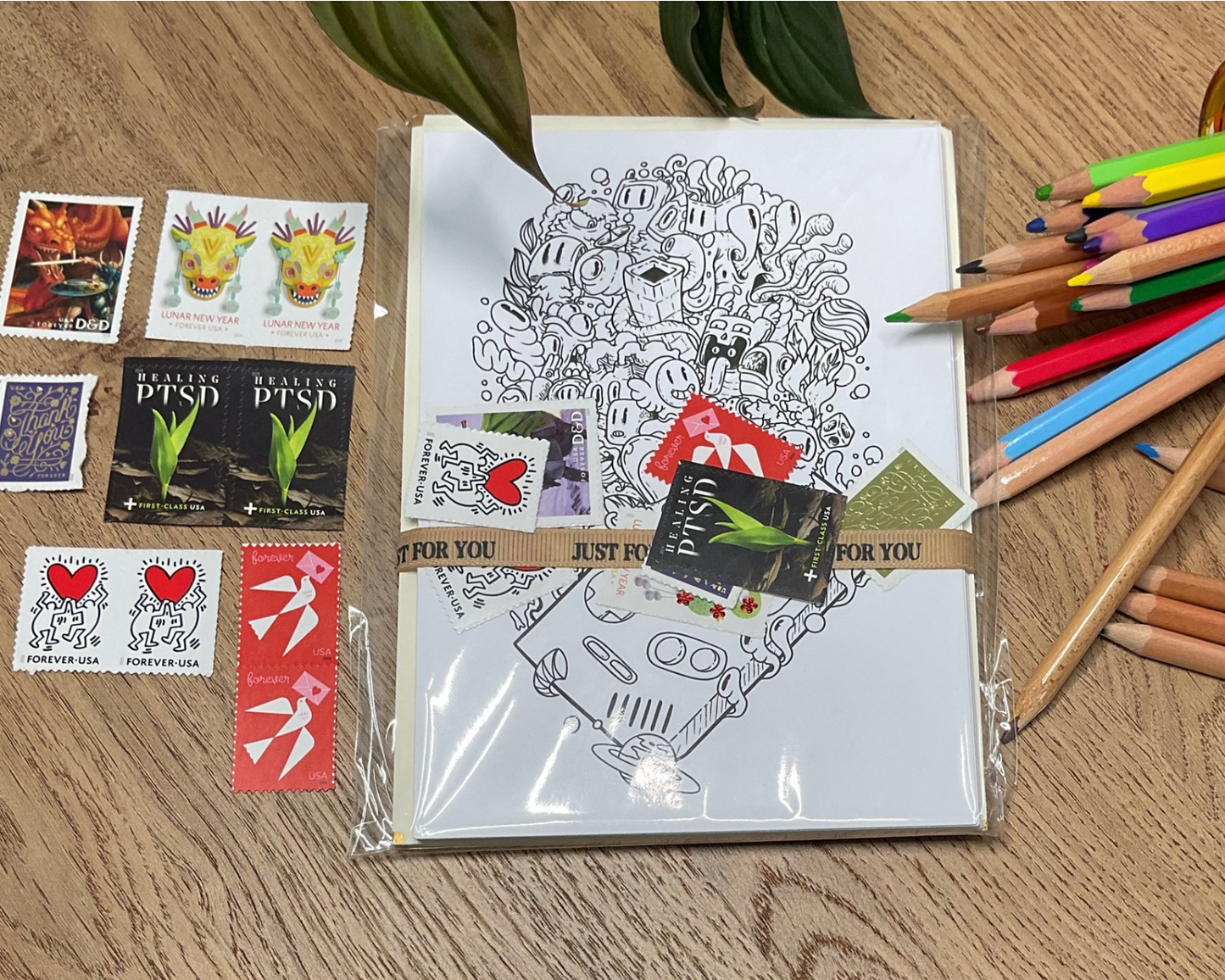 A Quiet Ritual Bundle of Ten Postcards + Goodies